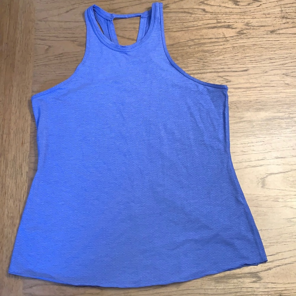 Blue Manduka Racerback Tank